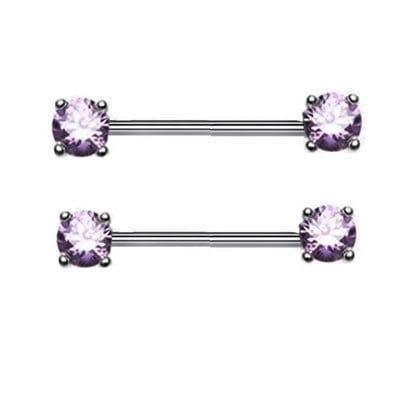 2 buc/lot Inele pentru mamelon Zircon 16mm Inel pentru piercing la sân din oțel inoxidabil Seturi de cercei pentru piercing Cartlidge Bijuterii pentru corp