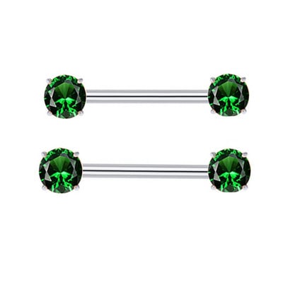 2 buc/lot Inele pentru mamelon Zircon 16mm Inel pentru piercing la sân din oțel inoxidabil Seturi de cercei pentru piercing Cartlidge Bijuterii pentru corp