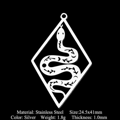 5db/tétel 316 rozsdamentes acél geometriai barkács fülbevaló medál nagykereskedés ékszer pillangó szárnyak gomba leletek nap