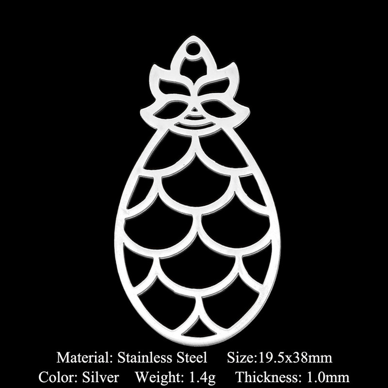 5db/tétel 316 rozsdamentes acél geometriai barkács fülbevaló medál nagykereskedés ékszer pillangó szárnyak gomba leletek nap