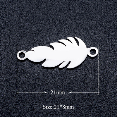 5 bucăți/lot brelocuri cu aripi de înger bricolaj, cu ridicata, 316, din oțel inoxidabil, îngerii Cupidon conectori, farmec, bijuterii din piele de Boemia, pandantiv