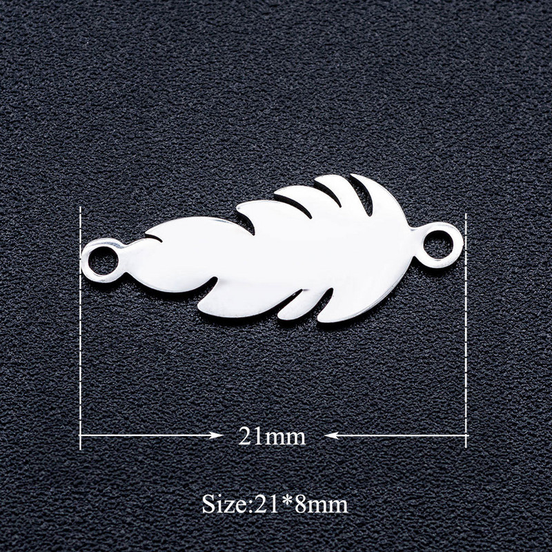 5 bucăți/lot brelocuri cu aripi de înger bricolaj, cu ridicata, 316, din oțel inoxidabil, îngerii Cupidon conectori, farmec, bijuterii din piele de Boemia, pandantiv