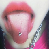 1 buc. Piercing din oțel titan inel pentru limbă de iepuraș pentru limbă, mărgele în spirală, știfturi pentru buze, pentru buric, bijuterii sexy pentru corp