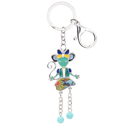 Bonsny Emajl Legura Miš Privjesak za ključeve Privjesci Prsten Torba Auto Privjesak Privjesci Novost Životinjski nakit Pokloni za žene Djevojke Veleprodaja