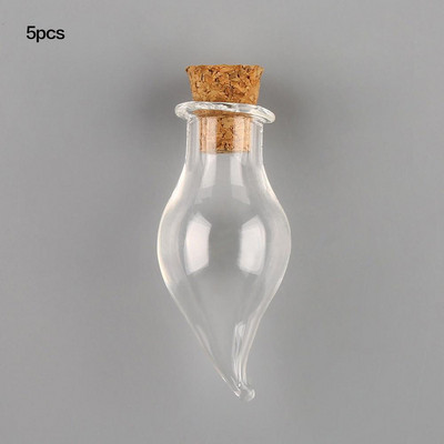 5 buc/lot Mini sticla PENTRU TINE lavandă Mini dop de plută transparentă Sticle de sticlă Dimensiunea sticlei mici pentru dorințe 25*30mm