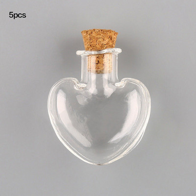 5 buc/lot Mini sticla PENTRU TINE lavandă Mini dop de plută transparentă Sticle de sticlă Dimensiunea sticlei mici pentru dorințe 25*30mm