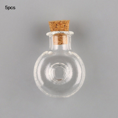 5 buc/lot Mini sticla PENTRU TINE lavandă Mini dop de plută transparentă Sticle de sticlă Dimensiunea sticlei mici pentru dorințe 25*30mm