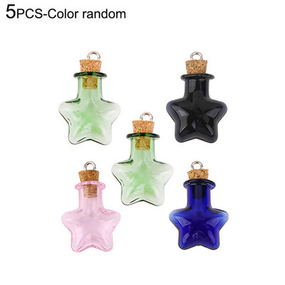 5 buc/lot Mini sticla PENTRU TINE lavandă Mini dop de plută transparentă Sticle de sticlă Dimensiunea sticlei mici pentru dorințe 25*30mm