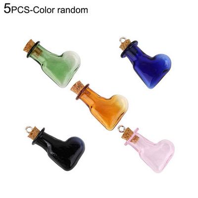 5 buc/lot Mini sticla PENTRU TINE lavandă Mini dop de plută transparentă Sticle de sticlă Dimensiunea sticlei mici pentru dorințe 25*30mm