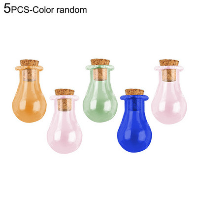 5 buc/lot Mini sticla PENTRU TINE lavandă Mini dop de plută transparentă Sticle de sticlă Dimensiunea sticlei mici pentru dorințe 25*30mm