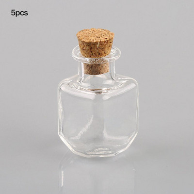 5 buc/lot Mini sticla PENTRU TINE lavandă Mini dop de plută transparentă Sticle de sticlă Dimensiunea sticlei mici pentru dorințe 25*30mm