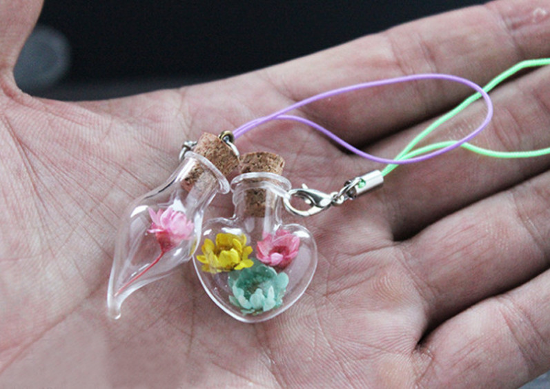 5 buc/lot Mini sticla PENTRU TINE lavandă Mini dop de plută transparentă Sticle de sticlă Dimensiunea sticlei mici pentru dorințe 25*30mm