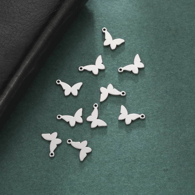 Teamer nerūsējošā tērauda piekariņi juvelierizstrādājumiem Zibens ziedu krusta kulonu izgatavošana kaklarotai rokassprādzei auskari DIY aksesuāri