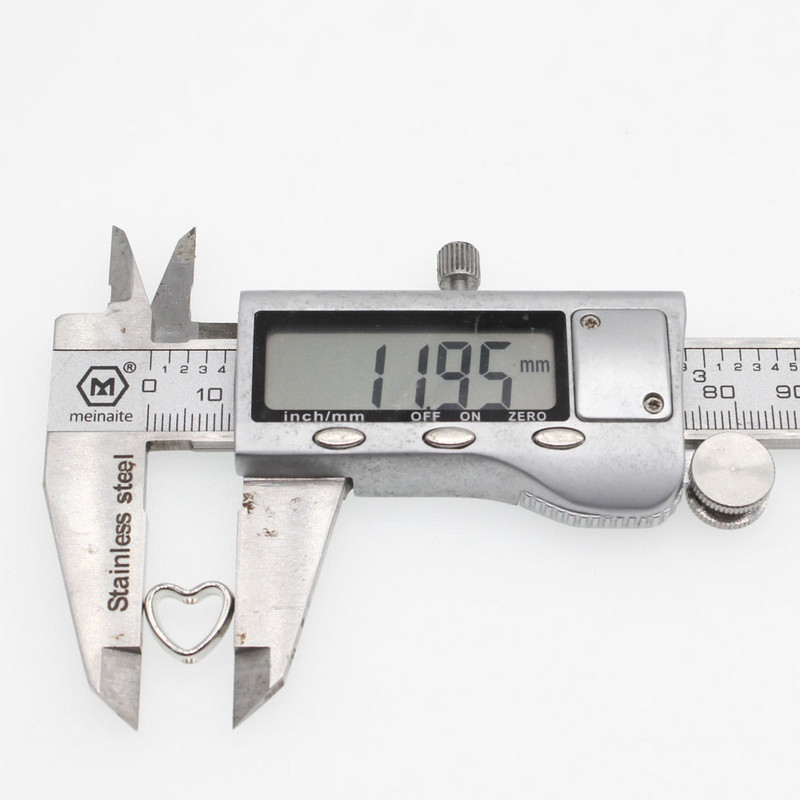 CHONGAI 200 buc. Inimă de dragoste golită culoare aurie CCB margele distanțatoare libere pentru realizarea de bijuterii, brățară colier bricolaj