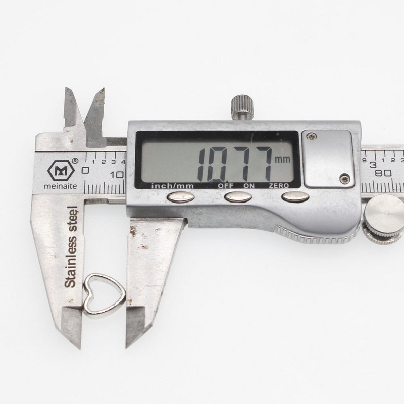 CHONGAI 200 buc. Inimă de dragoste golită culoare aurie CCB margele distanțatoare libere pentru realizarea de bijuterii, brățară colier bricolaj