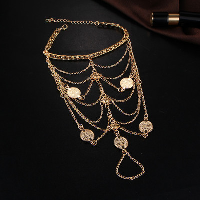 2021 Trend Personality Dodaci Novi bohemian punk retro stil Metalni lanac s kićankama Komplet gležnjača Besplatna dostava blagdanski dar