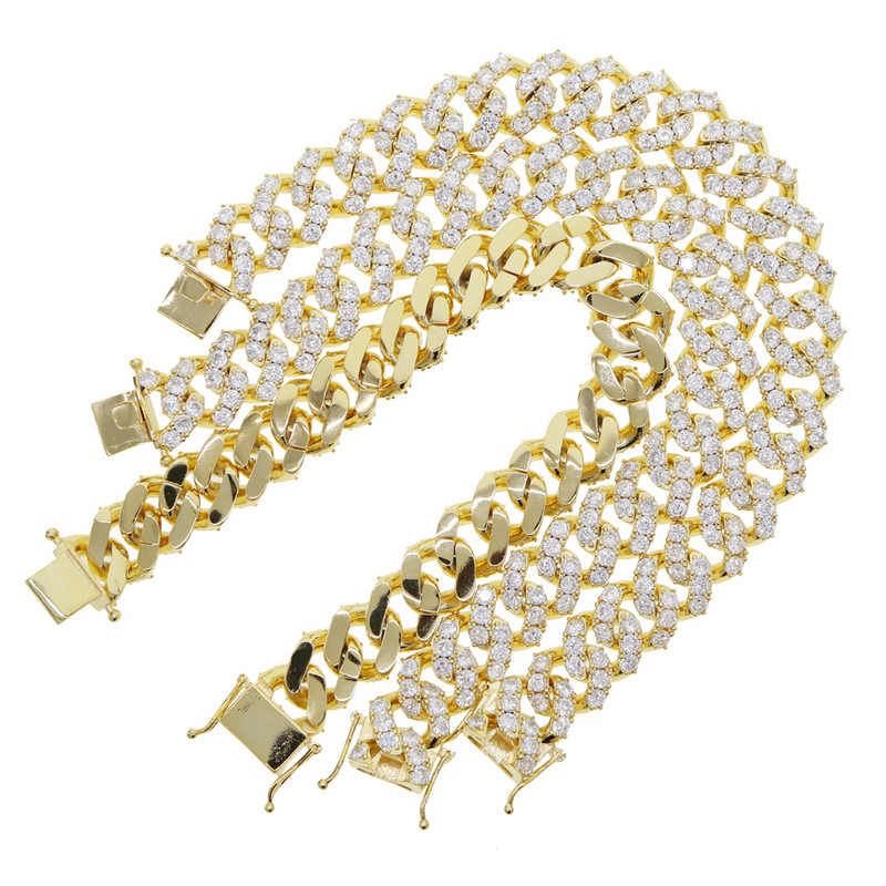 Bijuterii pentru picioare Hip Hop nou sosite Brățară de gleznă pentru femei de culoare aur galben cu lanț cu legături cubaneze Brățări de gleznă cu panglică desculț