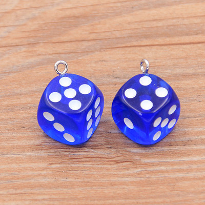 10 db 14X17MM 12 színű átlátszó kocka barkács fülbevaló medálok miniatűr figurák gyanta kézműves Cabochon bűbáj készítési kiegészítők