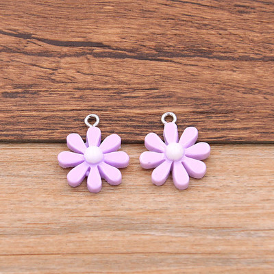 10 bucăți 17X20mm 9 floare de margarete colorate, cabușoane din rășină cu spate plat, album de însemnări, decorațiuni pentru artizanat, accesorii pentru acoperirea capului