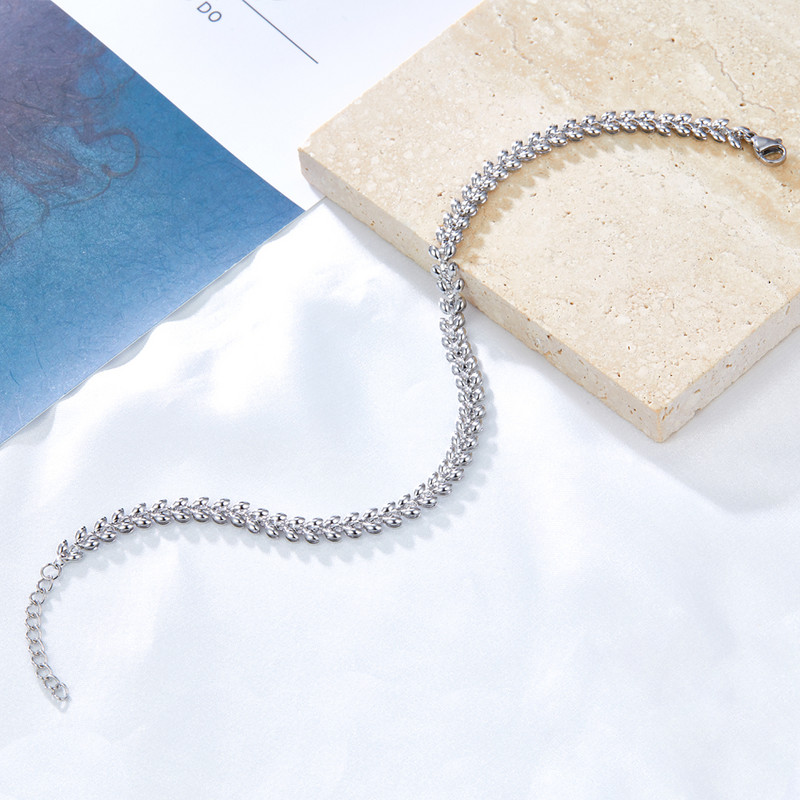 ASONSTEEL Accesorii vintage pentru puieți gleznă de culoare aurie din oțel inoxidabil pentru femei 22 + 3 cm Bijuterii la modă Boho pentru picioare Purtare zilnică