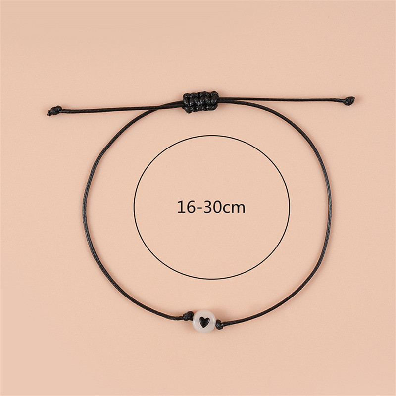 Jednostavne svjetleće akrilne perle, narukvice za gležnjeve, narukvice za žene, djevojke, prilagodite ljetnu plažu, srce, uže, lanac, narukvica za gležanj, narukvica, nakit za noge