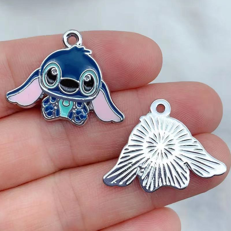 10 komada Crtić Anime Charms Naušnica Privjesak DIY Keychain Narukvica Ogrlica Nakit Dodaci Legure Emajl Charms Emajl Charms