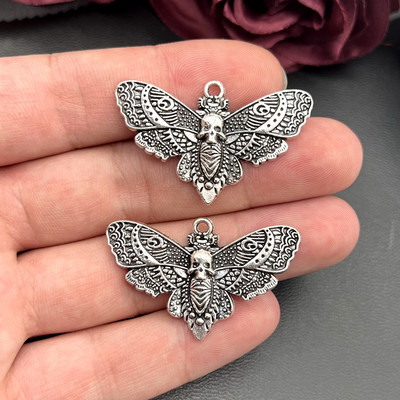 5 novih dodataka Životinjski moljac Lubanja Moljac Privjesak Ženski muški dodaci 42*26 mm