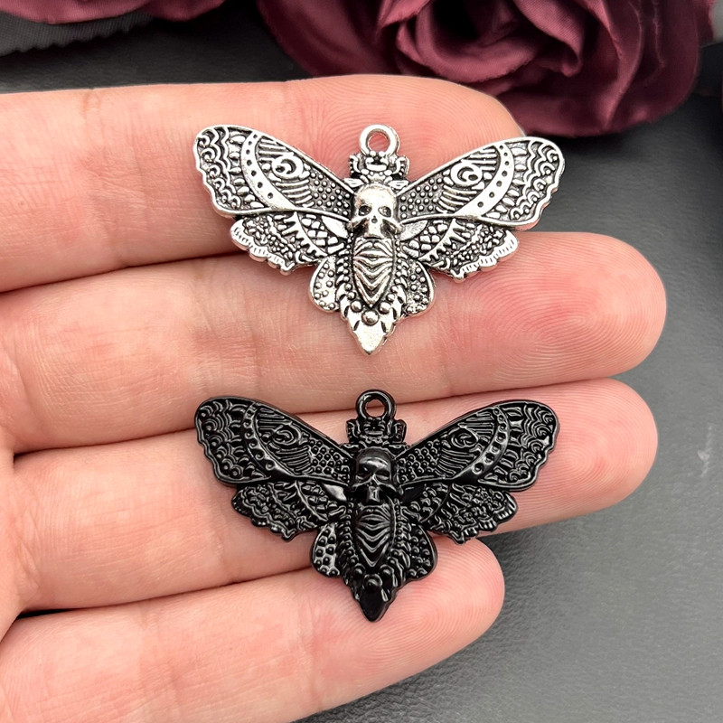 5 novih dodataka Životinjski moljac Lubanja Moljac Privjesak Ženski muški dodaci 42*26 mm