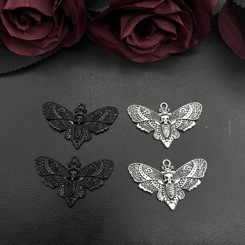 5 novih dodataka Životinjski moljac Lubanja Moljac Privjesak Ženski muški dodaci 42*26 mm