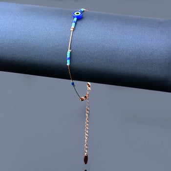 SINLEERY boho evil eye Drop anklet Gold Color бижута за жени летни бижута плажни аксесоари 2021 Ново пристигане JL014 SSK