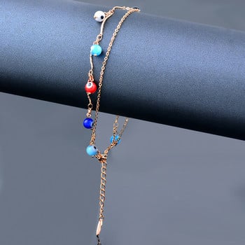 SINLEERY boho evil eye Drop anklet Gold Color бижута за жени летни бижута плажни аксесоари 2021 Ново пристигане JL014 SSK