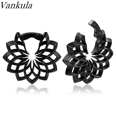 Vankula 2pc Vintage Folower Ear Weight Tribal Antique Plug Ear Stretcher Expander Gauge Gauge Gauge Body Piercing Nakit