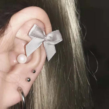 1PC Bow-knot Helix Piercing Ear Stud Аксесоари за бижута за тяло Хрущял 2021 Неръждаема стомана Tragus Обеца Винт 20G корейски