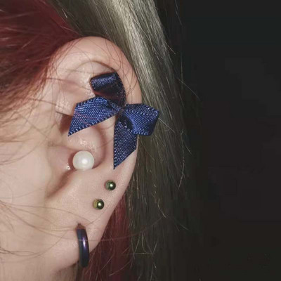 1PC Piercing Helix cu arc cu nod pentru ureche, accesorii pentru bijuterii pentru corp, cartilaj 2021, șurub pentru cercei Tragus din oțel inoxidabil 20G coreeană