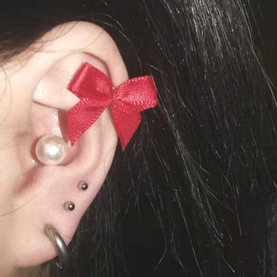 1PC Piercing Helix cu arc cu nod pentru ureche, accesorii pentru bijuterii pentru corp, cartilaj 2021, șurub pentru cercei Tragus din oțel inoxidabil 20G coreeană