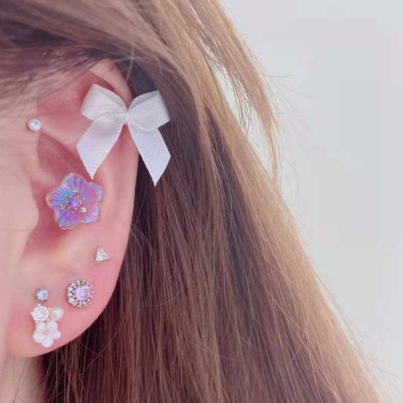 1PC Piercing Helix cu arc cu nod pentru ureche, accesorii pentru bijuterii pentru corp, cartilaj 2021, șurub pentru cercei Tragus din oțel inoxidabil 20G coreeană