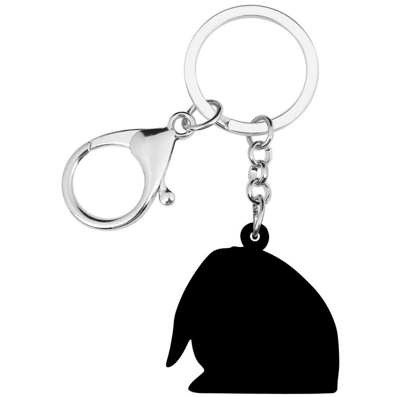 Newei Akril Grizzle Uskrsni zec Zeko privjesci za ključeve Privjesak za ključeve Životinjski privjesak za ključeve Nakit Ženska tinejdžerska novčanik Dodatna torba