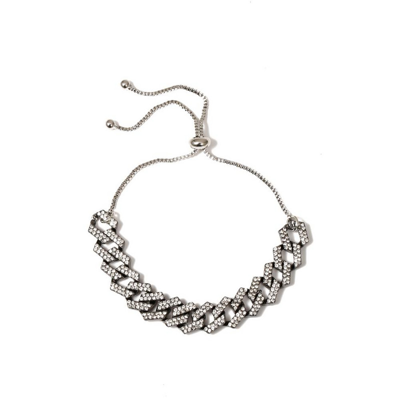 IngeSight.Z Šarm u 4 boje, luksuzna, sjajna narukvica s vještačkim dijamantima, narukvica s gležnjačama, podesivi kristali, narukvice za gležnjeve na nogama, bosonoge sandale, nakit