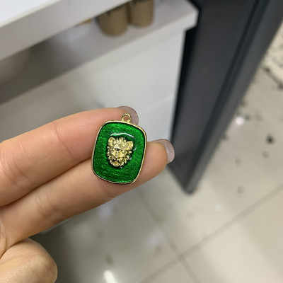 ZHUKOU 16x21mm nježni mjedeni životinjski privjesak za žene ručno izrađena DIY ogrlica naušnice narukvica nakit dodaci model: VD639