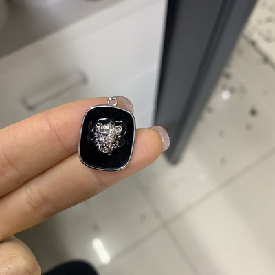 ZHUKOU 16x21mm nježni mjedeni životinjski privjesak za žene ručno izrađena DIY ogrlica naušnice narukvica nakit dodaci model: VD639