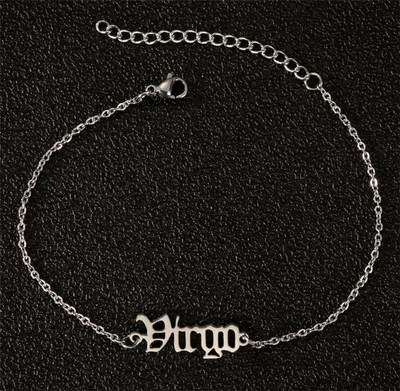 Gležnjevi sa šarmom od nehrđajućeg čelika od nehrđajućeg čelika, gležnjevi za žene, lanac za noge, rođendanski nakit, darovi, 1 komad