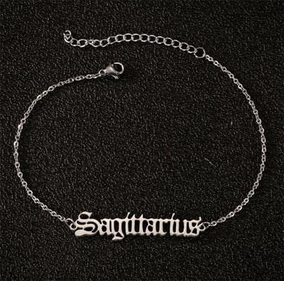 Gležnjevi sa šarmom od nehrđajućeg čelika od nehrđajućeg čelika, gležnjevi za žene, lanac za noge, rođendanski nakit, darovi, 1 komad