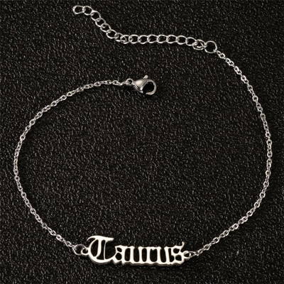 Gležnjevi sa šarmom od nehrđajućeg čelika od nehrđajućeg čelika, gležnjevi za žene, lanac za noge, rođendanski nakit, darovi, 1 komad