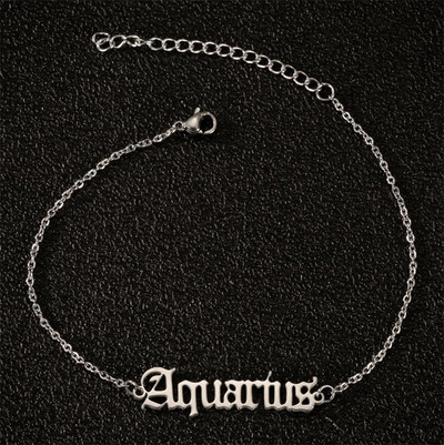 Gležnjevi sa šarmom od nehrđajućeg čelika od nehrđajućeg čelika, gležnjevi za žene, lanac za noge, rođendanski nakit, darovi, 1 komad