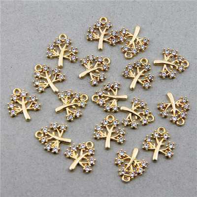 10 buc. 13*9mm metal din aliaj de zinc MINI strasuri incrustate pentagramă stea Charms pentru bijuterii Accesorii de bijuterii