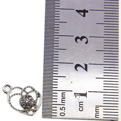 10 buc. 13*9mm metal din aliaj de zinc MINI strasuri incrustate pentagramă stea Charms pentru bijuterii Accesorii de bijuterii