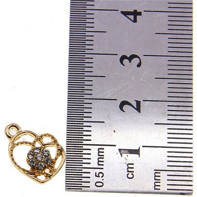 10 buc. 13*9mm metal din aliaj de zinc MINI strasuri incrustate pentagramă stea Charms pentru bijuterii Accesorii de bijuterii