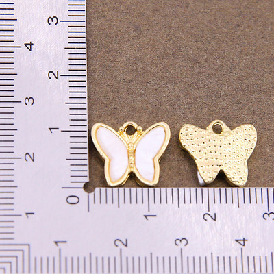 10 buc. 13*9mm metal din aliaj de zinc MINI strasuri incrustate pentagramă stea Charms pentru bijuterii Accesorii de bijuterii