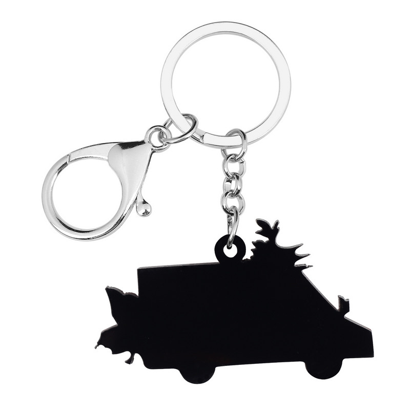 Bonsny Ziua Îndrăgostiților Acrilic Flori Roz Dulci Inimă Breloc Mașină Inel Poșetă Breloc Cadouri Bijuterii la modă pentru Femei Fete