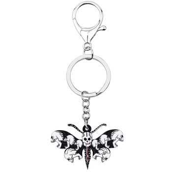 NEWEI Halloween Acrylic Horror Skull Skeleton Butterfly Earrings Charm Trendy Big Drop Dangle Δώρα Κοσμήματα για γυναίκες κορίτσια Έφηβοι